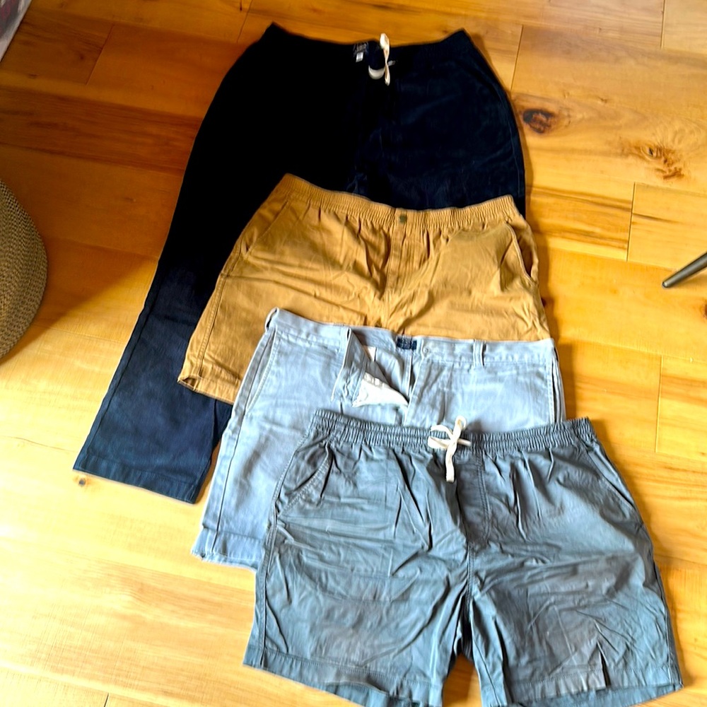 J Crew summer shorts and wide leg cords bundle